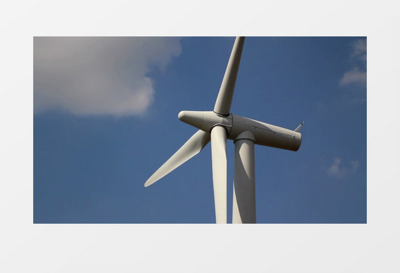 风力发电实拍视频素材