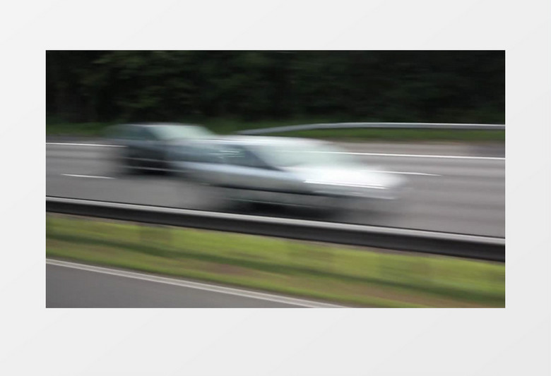 黄昏高速公路汽车行驶实拍视频素材