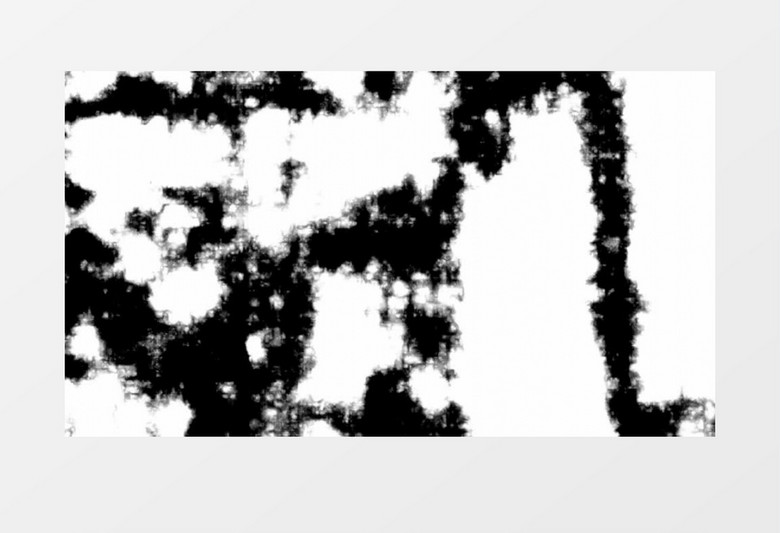 动画抽象模拟墨水白色纹理动态变幻视频素材