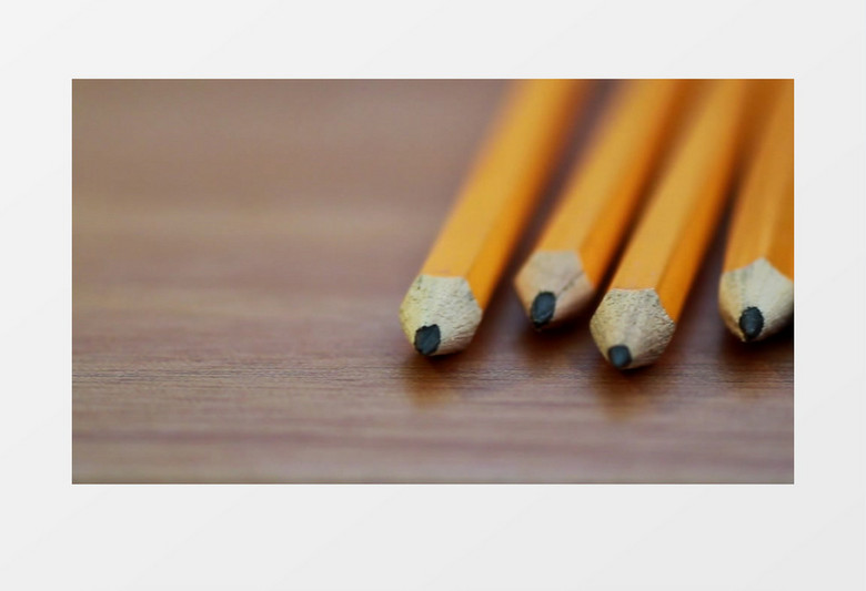学生削铅笔写字桌面铅笔实拍高清视频素材