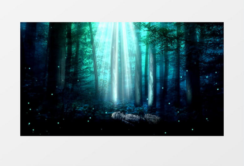 科幻唯美静谧神奇梦幻森林
