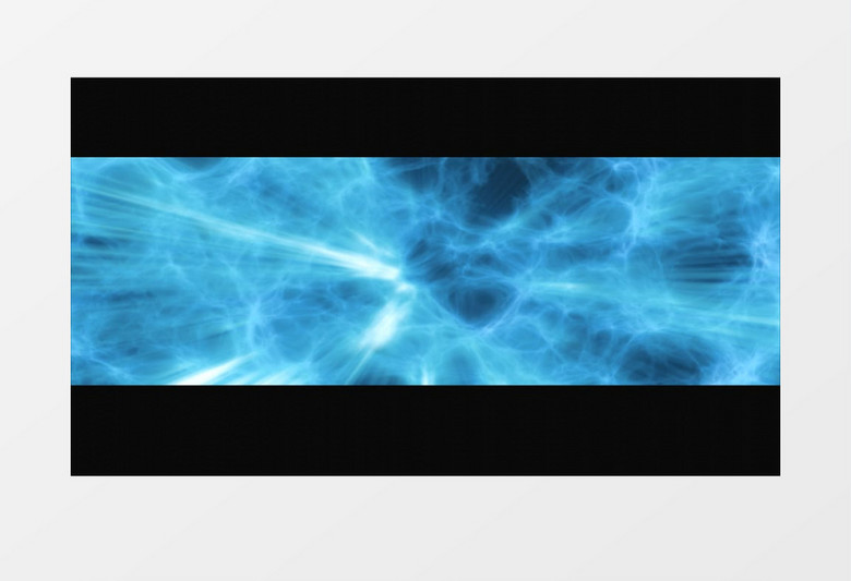 虚幻缥缈蓝色神秘暗暗涌动光线明亮视频素材