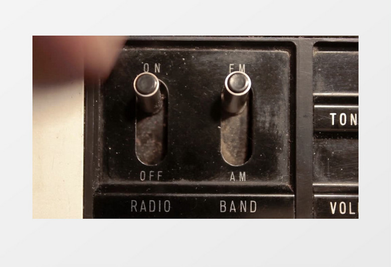 复古收音机调试测试实拍视频素材