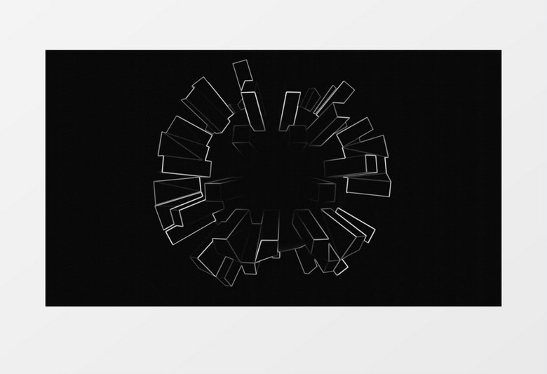 高清拍摄旋转运动的地球实拍视频