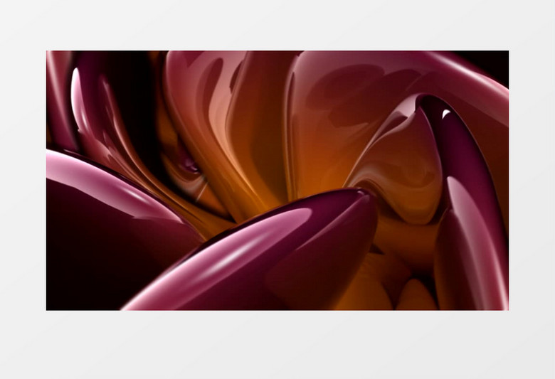 花瓣状美丽的色块视频素材