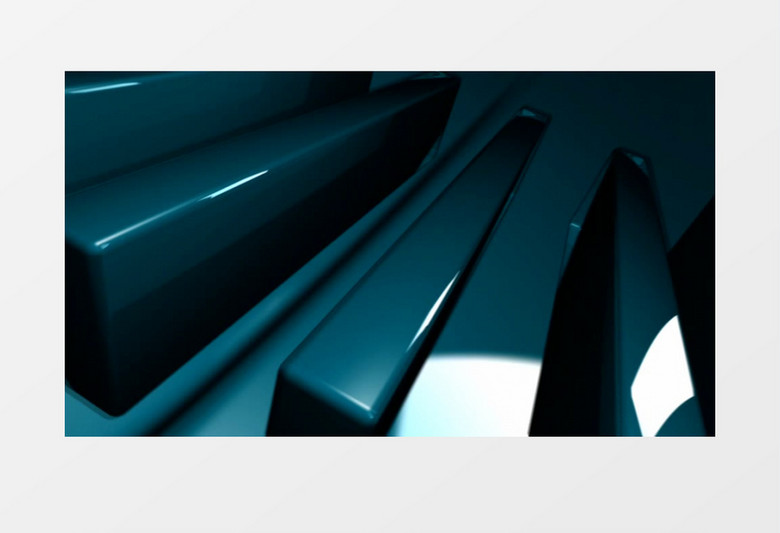 来回摇晃移动的蓝色物体视频素材