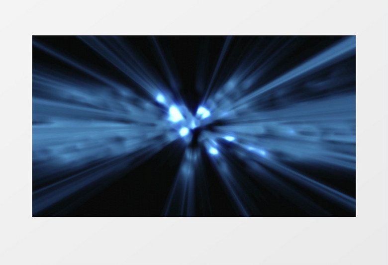 蓝色抽象光线视频素材