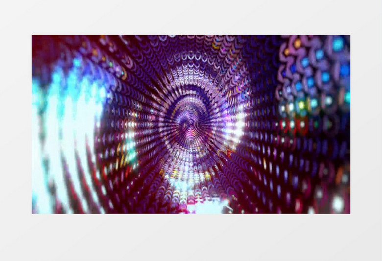 神奇闪亮隧道穿梭背景视频素材