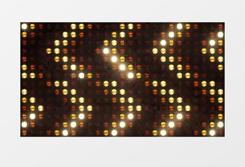 酷炫动感金色光点闪烁背景视频