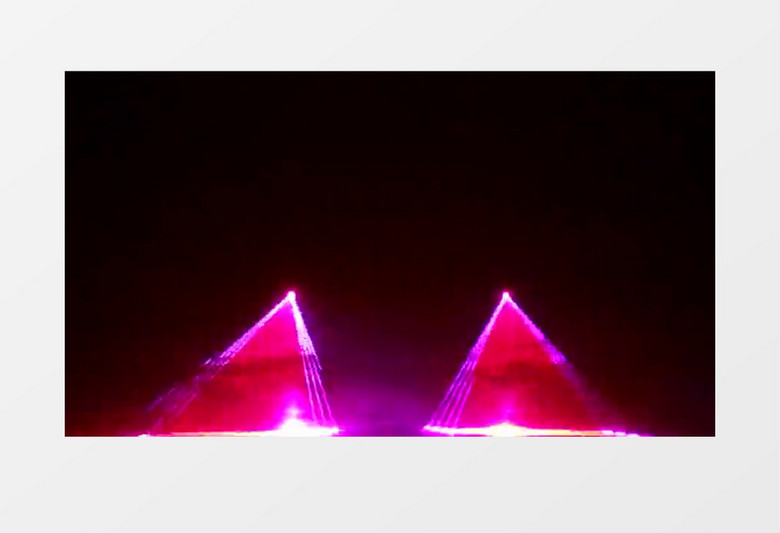 大气雄壮激光秀有音乐背景视频素材