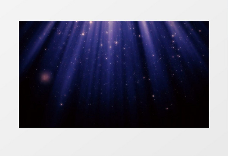紫色雪花星光光线背景视频素材