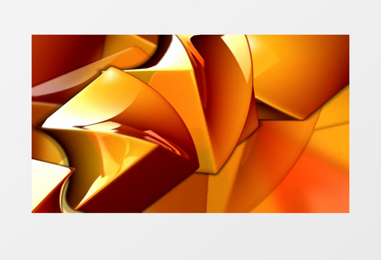 滚动的扭曲立方体视频素材