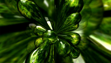 水滴状墨绿色物体视频素材