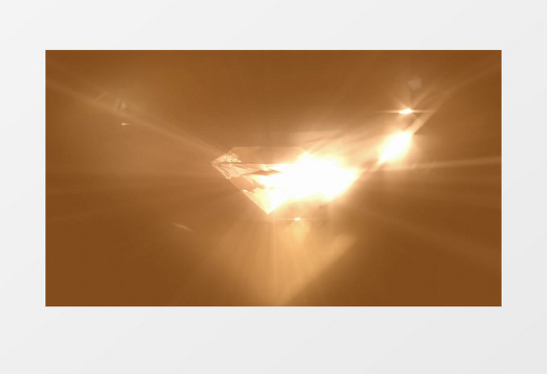 闪亮耀眼的钻石多方位展示视频素材
