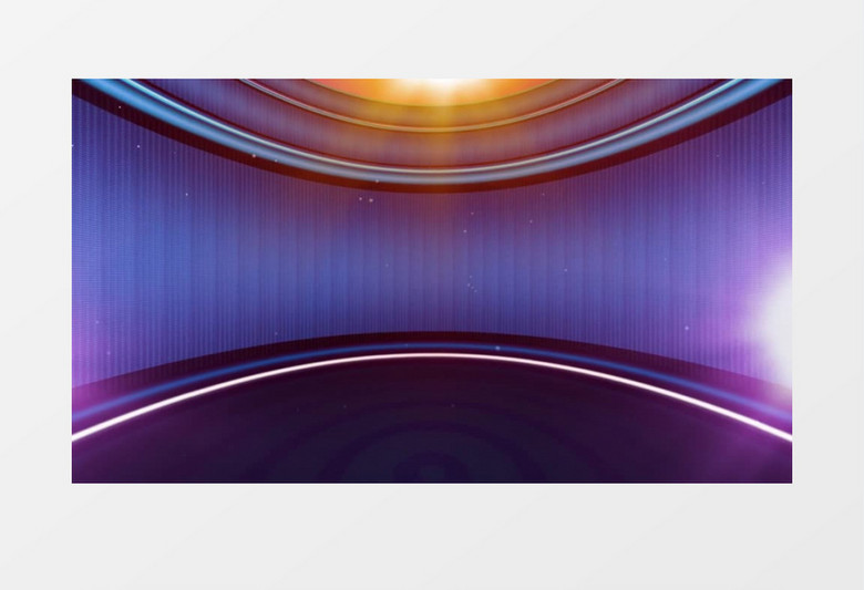  动画动态紫色舞台场景旋转粒子下落背景视频素材