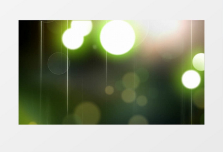  动画动态神奇的绿色光点闪烁背景视频素材