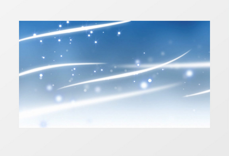 唯美淡蓝光斑流光星耀背景视频