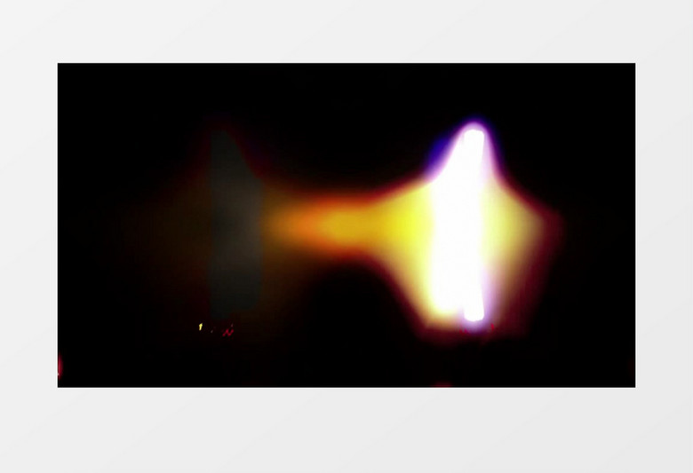 彩色灯光夜间街道霓虹灯实拍视频素材