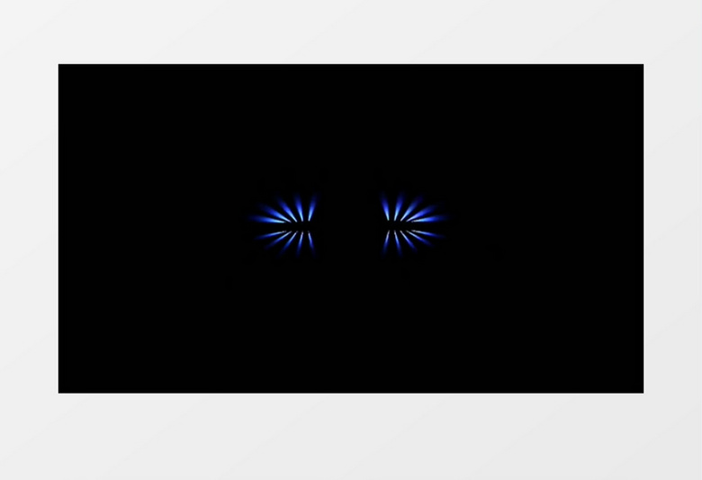 绚丽光线变形发射视频素材