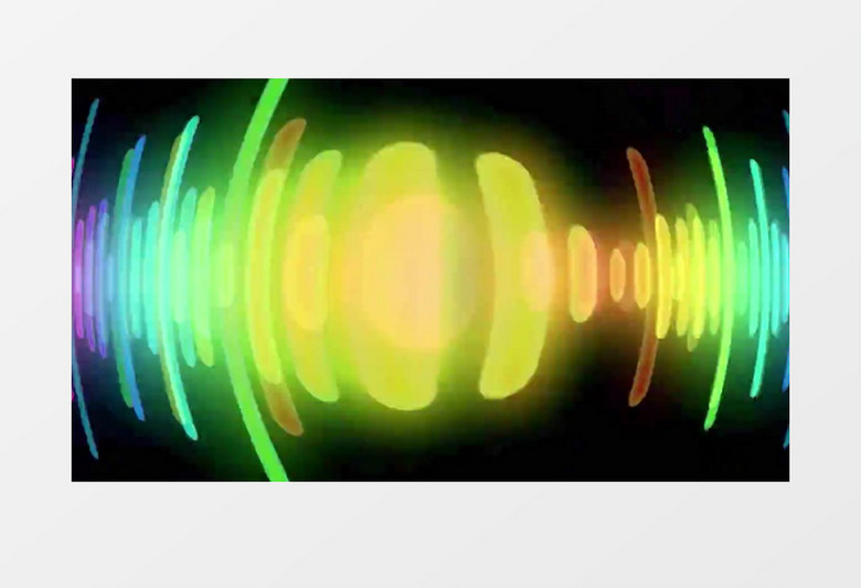 五彩音量波动视频素材