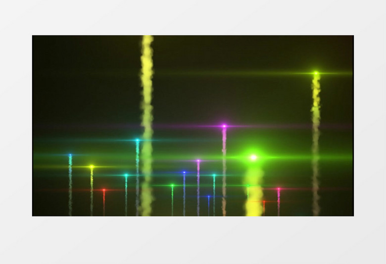 动画动态动感七彩荧光粒子背景视频素材