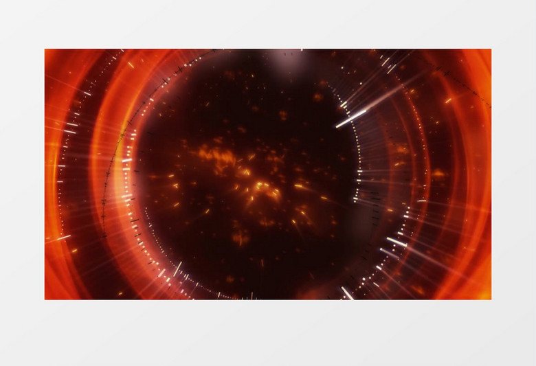 动画动态红色光点粒子运动背景视频素材