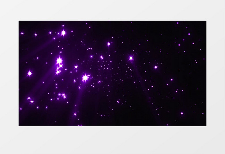 紫色梦幻星光视频素材