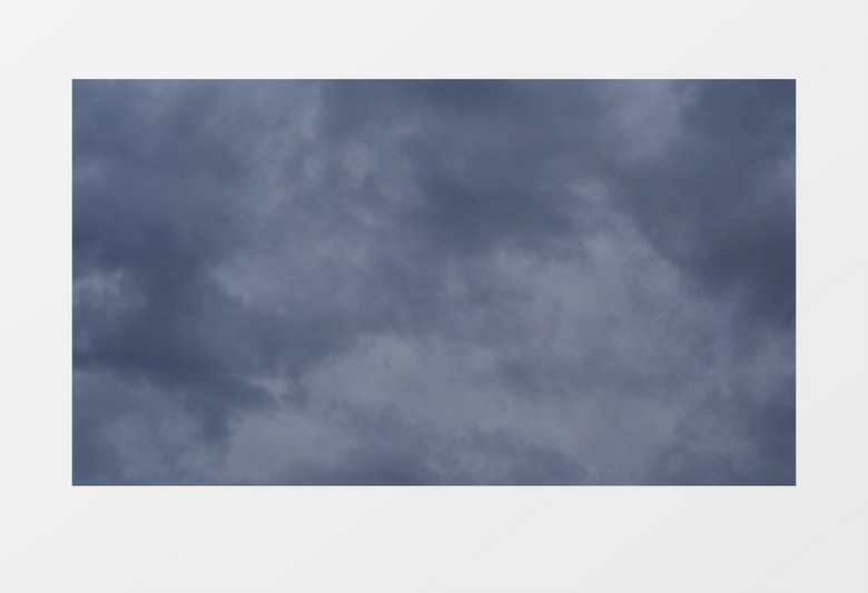 天空中风起云涌的云层背景视频素材