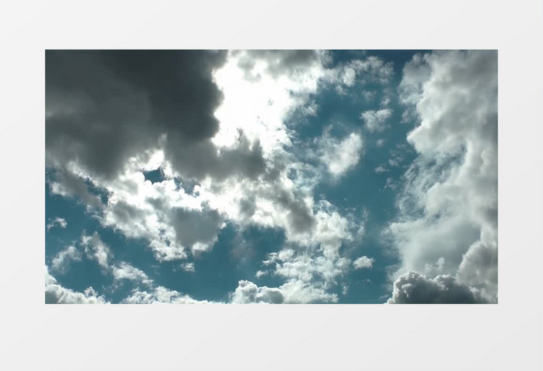 涌动的云层遮挡了阳光背景视频素材