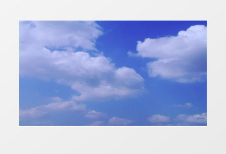 美伦美幻的蓝天白云背景视频素材