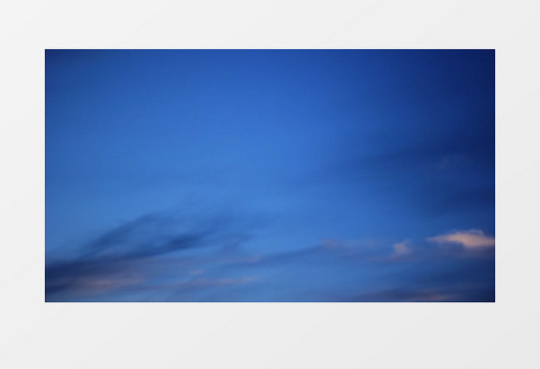 黄昏的蓝天白云背景视频素材