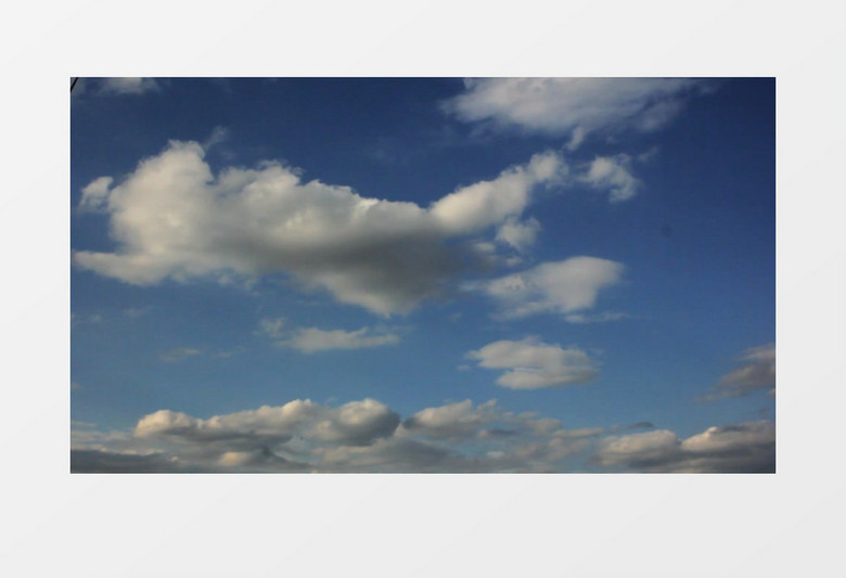缓缓移动的云朵背景视频素材