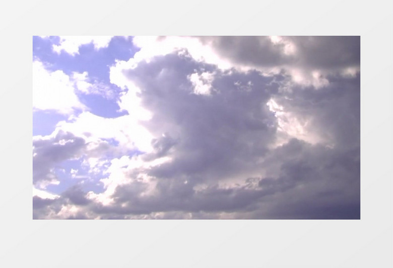 云卷云舒风云变幻的天空背景视频素材