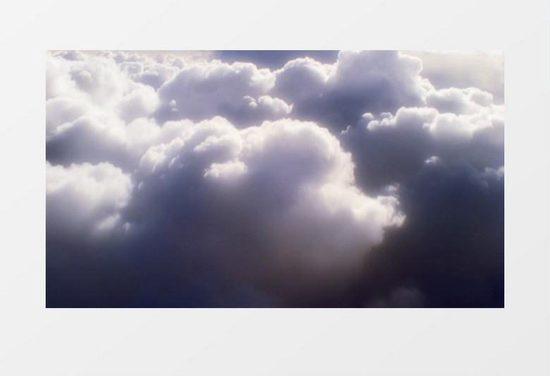 乌云密布的云层背景视频素材