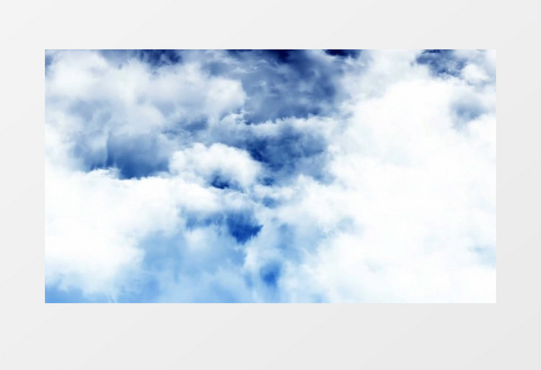 风云变幻的蓝天白云背景视频素材