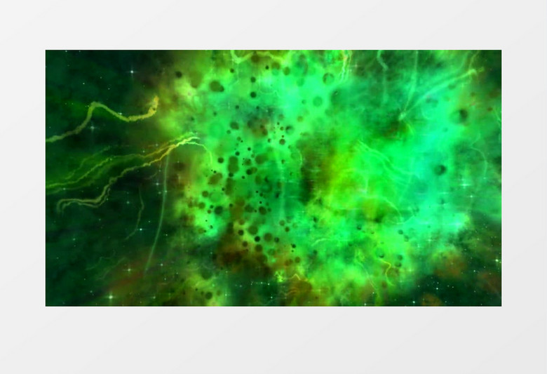 碧海蓝天极光背景视频素材