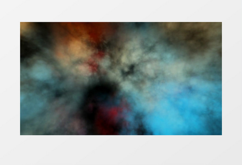 浮云般缥缈极光背景视频素材