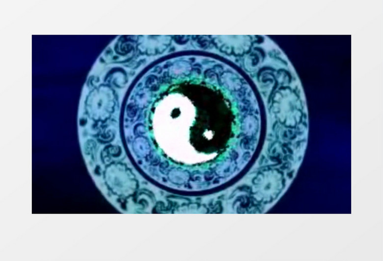 太极八卦图特效动画背景视频素材