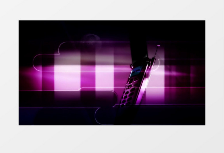 紫色高科技通讯视频素材