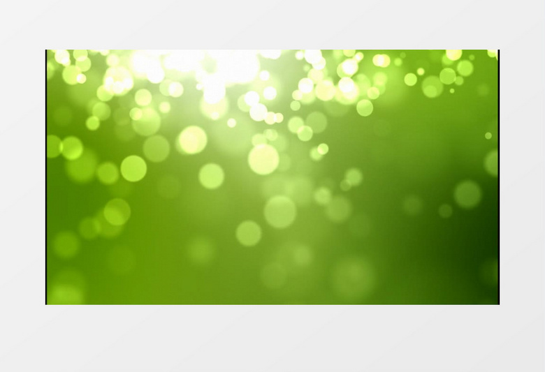 动画动态绿色光效粒子闪烁降落运动背景视频素材