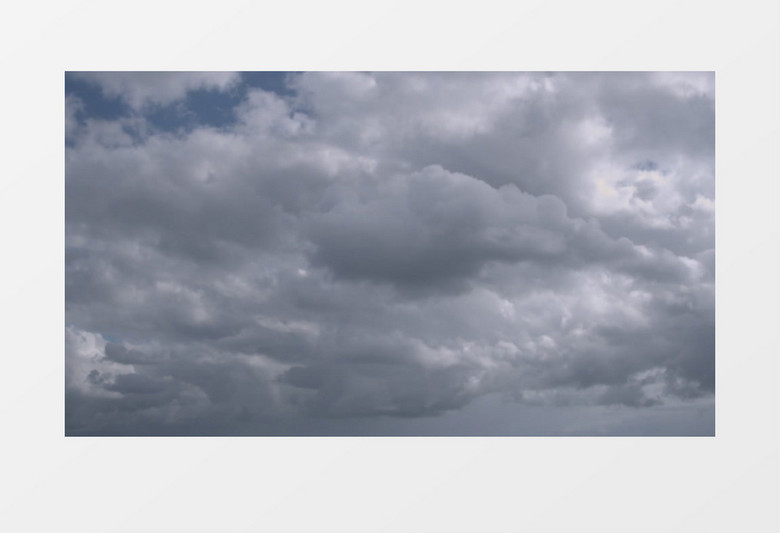 天空中云卷云舒的云层背景视频素材
