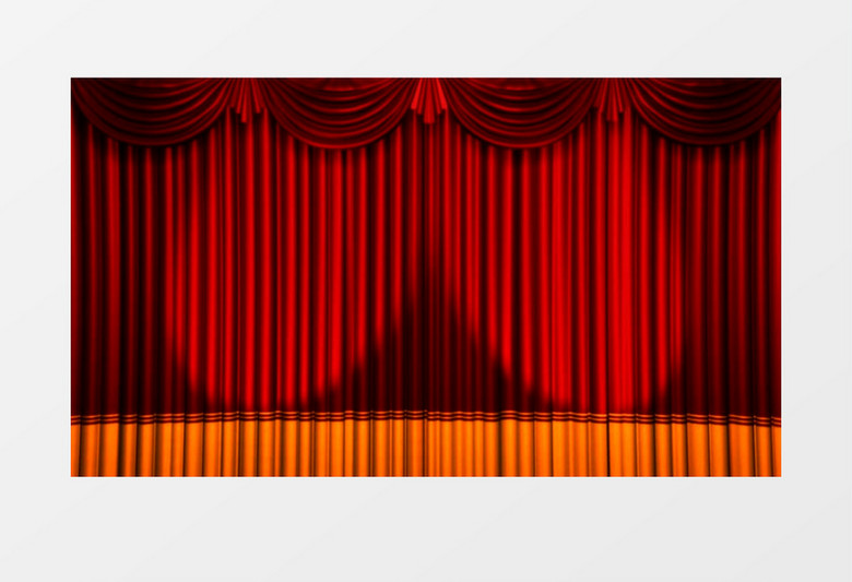 红色的舞台布节日背景视频