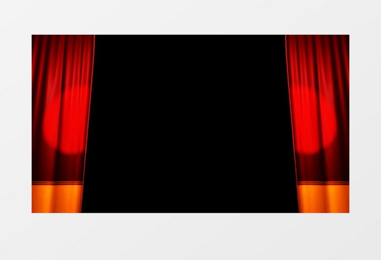 酷炫红色漂亮舞台背景