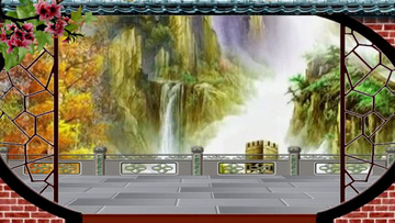 黄山京剧戏曲场景展示视频素材