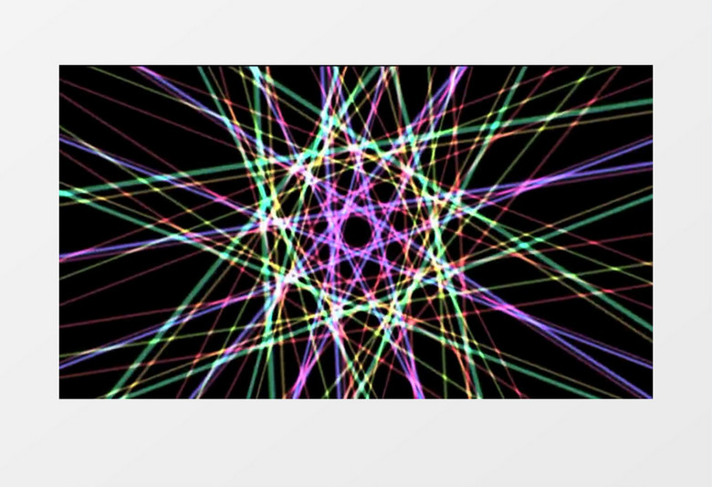 动画动态动感经典光效快节奏光效线条(有音乐)背景视频素材