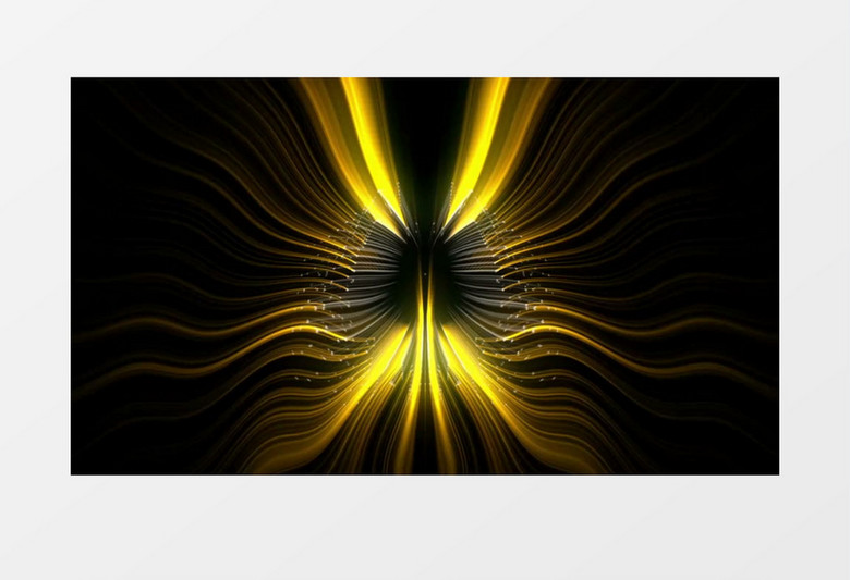 动画动态动感经典炫酷金色放射光芒光效背景视频素材