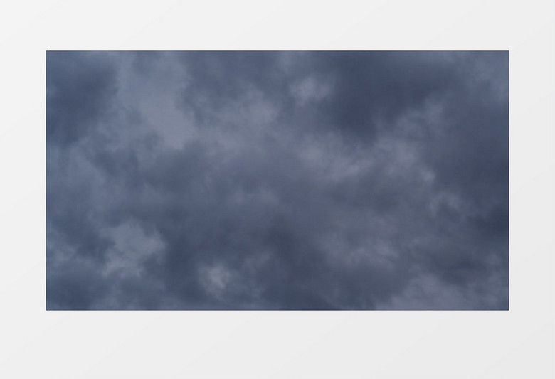 乌云密布的蓝天背景视频素材