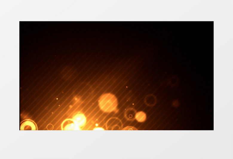 时尚圆圈粒子从底部向上浮动明亮背景视频素材