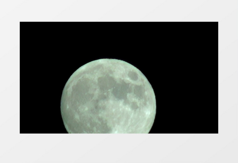 唯美月亮升起(特写)背景视频