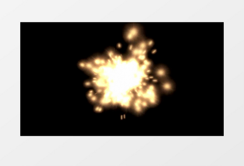 金色粒子凝聚爆炸效果粒子悬停背景视频素材